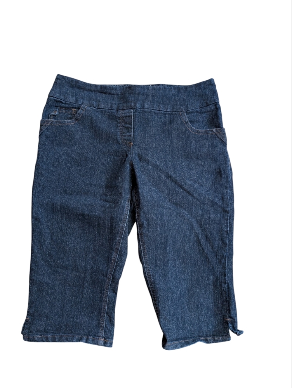 2/22$ Navy Blue Cropped Straight-Leg Jeans Stretch 2 pour 22 $ selected item